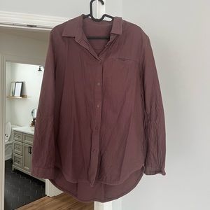 Lululemon Flannel button up - size 10 GUC